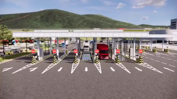 Cổng thông minh Smart Gate tích hợp hệ thống phân luồng xe, công nghệ xử lý ảnh và trí tuệ nhân tạo (AI), chủ động nhận diện biển số xe, mã container và dữ liệu sinh trắc học của tài xế, tăng tốc độ xử lý phương tiện và thông quan hàng hóa lên gấp 3 lần so với truyền thống. Hệ thống soi chiếu tự động 6 chiều bằng tia X-Ray hỗ trợ phát hiện chính xác các vật phẩm nguy hiểm, cấm nhập khẩu và gian lận thương mại, đảm bảo an ninh và hàng hóa mà không cần mở container.