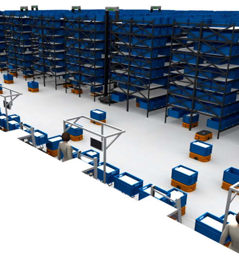 CÔNG NGHỆ LƯU TRỮ - ROBOT SORTING AMR